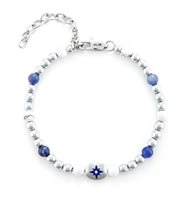Bracelet 4US: Cesare Paciotti Man in Steel Lapislazzulo 4UBR6450 - 4UBR6450